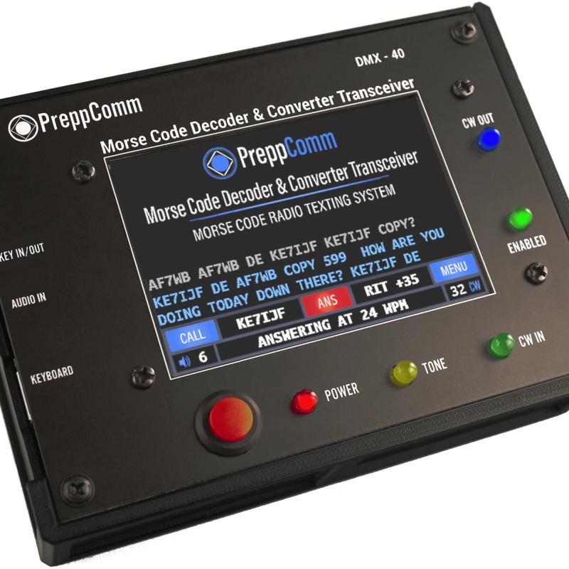 PreppComm DMX-40 Morse Transceiver, Refurbished