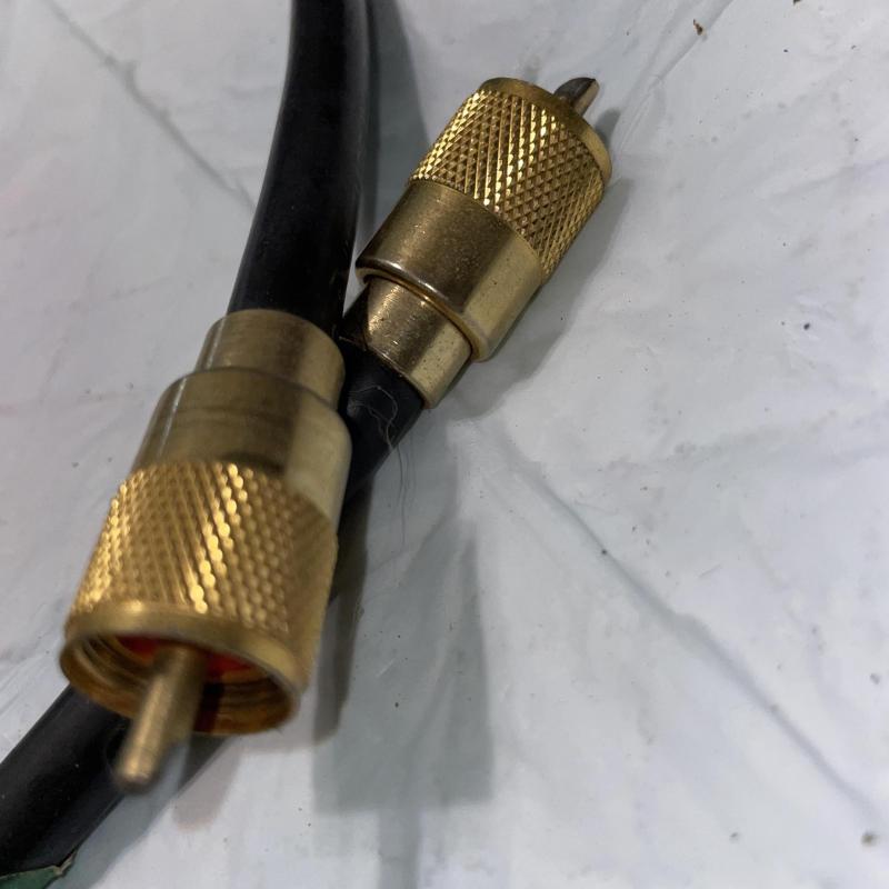 Coax Jumper w/ Gold Plated Connectors RG-8 A/U 33 Inches for Ham- Remee Products