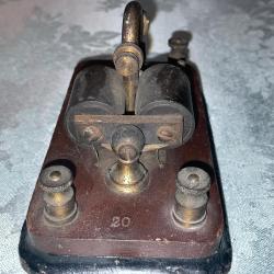 Vintage/Antique Morse Code Railroad Telegraph Relay Sounder Key Keyer