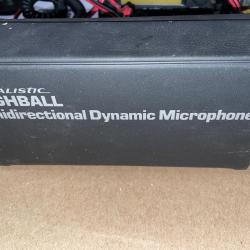 Realistic Highball 2 (Model 33-985B) Omnidirectional Dynamic Mic w/Case-Mint