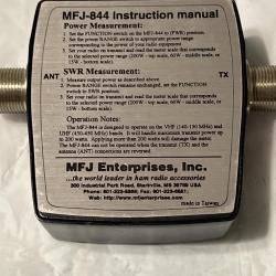 MFJ-844, WATTMETER, COMPACT, 144/440 MHz DB, DELUXE-Perfect Condition
